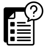 Exam Paper icon for web, app, infographic, etc vector