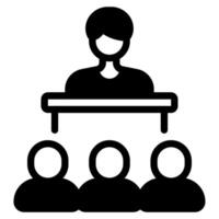 Lecture Hall icon for web, app, infographic, etc vector