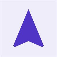 a blue arrow pointing to the left vector
