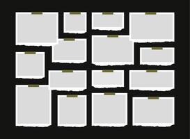 abstract layout using picture frames vector