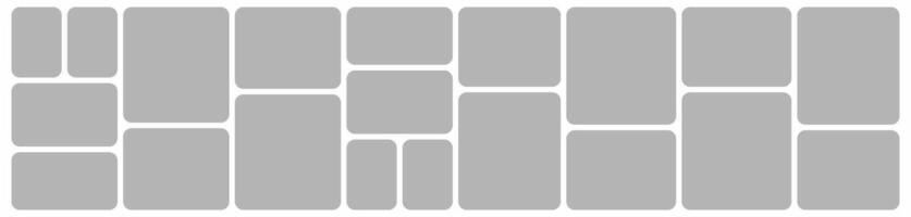 Pictures or photos frame collage layout abstract photo frames and digital photo wall template vector