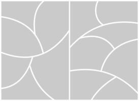 Scrapbook grid Moodboard square template vector