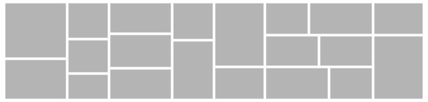 Create a collage of images with an abstract layout vector