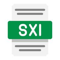 Sxi spreadsheet icons with editable elements flat, suitable for website, ui and mobile app. illustration. vector