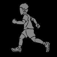A Boy Running A Child Run vector