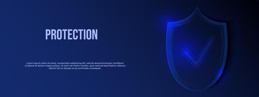 Cybersecurity and privacy concepts to protect data. Protection Shield icon. cyber security, protect data, antivirus, internet safety, firewall system, privacy concept vector