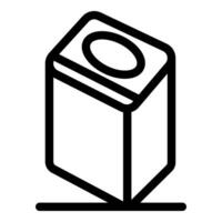 Smart speaker voice assistant listening device icon vector