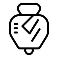 Robot vacuum cleaner using artificial intelligence icon vector
