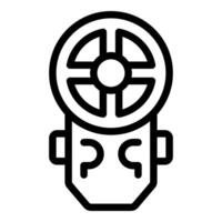 Leveling tool showing precise leveling measurement vector