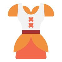 Dirndl icon for web, app, infographic, etc vector