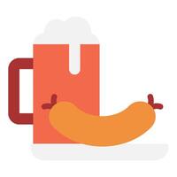 Sausage Platter icon for web, app, infographic, etc vector