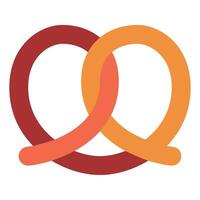 Pretzel icon for web, app, infographic, etc vector