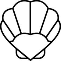 Seashell Icon Design vector