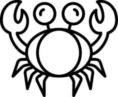 Crab Icon Design vector