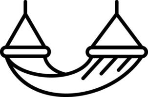 Hammock Icon Design vector