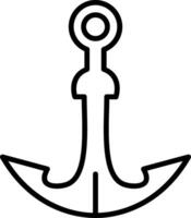 Anchor Icon Design vector