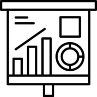 Grap presentation Icon Design vector
