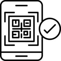 QR code payment Icon Design vector