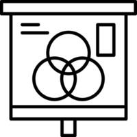 Venn Diagram Icon Design vector