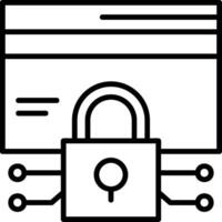 Data encryption Icon Design vector