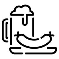 Sausage Platter icon for web, app, infographic, etc vector
