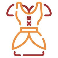 Dirndl icon for web, app, infographic, etc vector