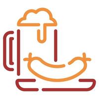 Sausage Platter icon for web, app, infographic, etc vector
