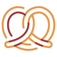 Pretzel icon for web, app, infographic, etc vector