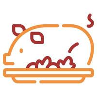 Roast Pork icon for web, app, infographic, etc vector
