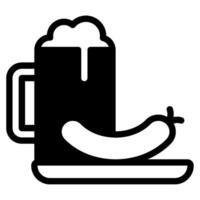 Sausage Platter icon for web, app, infographic, etc vector