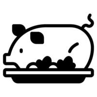 Roast Pork icon for web, app, infographic, etc vector