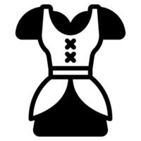 Dirndl icon for web, app, infographic, etc vector