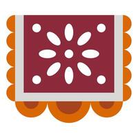 Papel Picado icon for web, app, infographic, etc vector