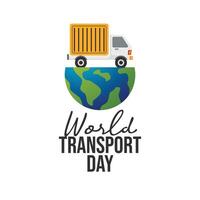 Transport Day design template good for celebration usage. Transport Day design. flat design. eps 10. vector