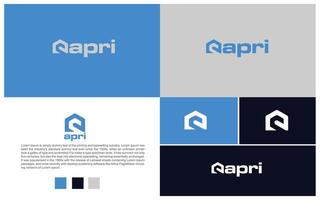Apri is an iconic brand logo vector