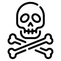 Skeleton icon for web, app, infographic, etc vector