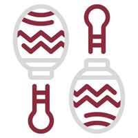Maracas icon for web, app, infographic, etc vector