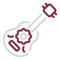 Guitar icon for web, app, infographic, etc vector