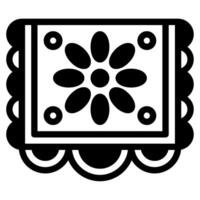 Papel Picado icon for web, app, infographic, etc vector