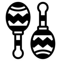 Maracas icon for web, app, infographic, etc vector