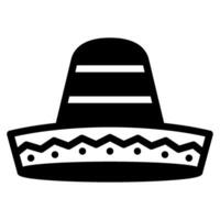 Mexican Hat icon for web, app, infographic, etc vector