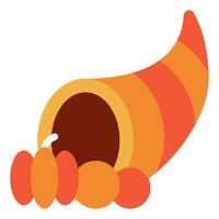 Cornucopia icon for web, app, infographic, etc vector