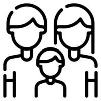 Family icon for web, app, infographic, etc vector