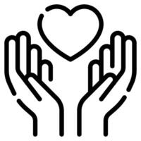 Gratitude icon for web, app, infographic, etc vector