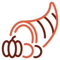 Cornucopia icon for web, app, infographic, etc vector