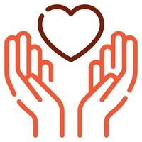 Gratitude icon for web, app, infographic, etc vector