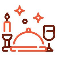 Dinner icon for web, app, infographic, etc vector