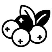 Cranberry icon for web, app, infographic, etc vector