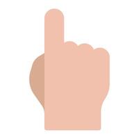 Pointing finger icon for web, app, infographic, etc vector