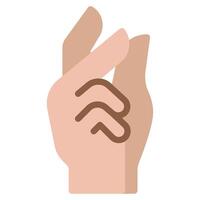 Finger snap icon for web, app, infographic, etc vector